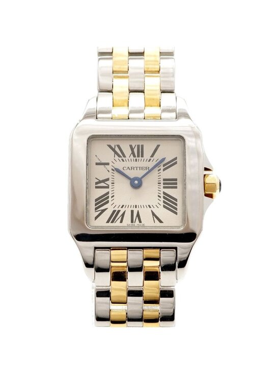 Cartier Santos SM White Dial Watch main image 6